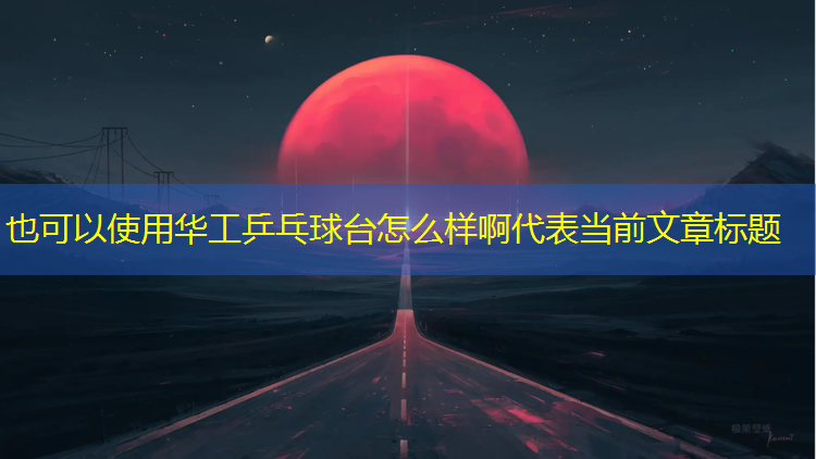 华工乒乓球台怎么样啊
