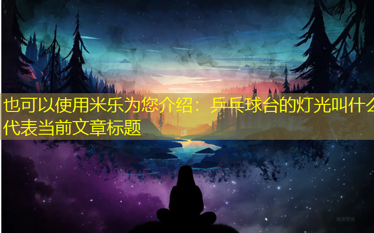 乒乓球台的灯光叫什么